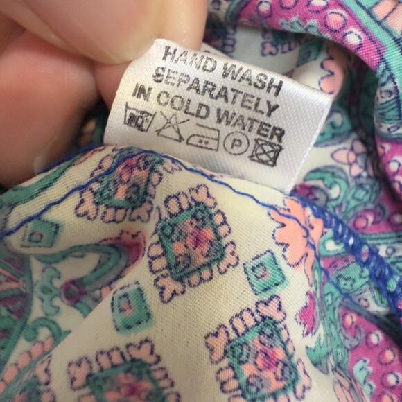 100% Silk Belted Kimono Robe W/ Bell Sleeves. Made In India. Vibrant Midi Blue - Picture 12 of 12